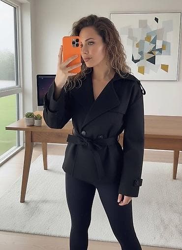 Ostalo: 🔥Ženska kraća jakna/kaput sa kaišem
3700 din — 4