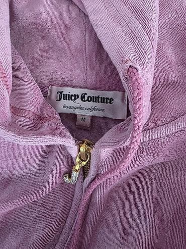 sakoi i pantalone: Juicy Couture ženska velur trenerka u roze boji, veličine M. Sastoji — 4
