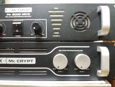Zvučnici i stereo sistemi: Mc crypt pa-3000 i pa-5000 -mc crypt pa 3000=100e. -mc crypt pa — 4