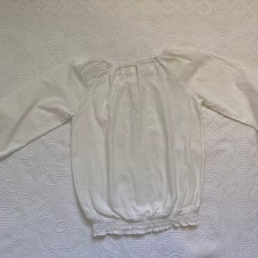 Bodiji i zeke za bebe: H&M romanticna bluza za devojcice Obucena par puta,u super stanju — 5