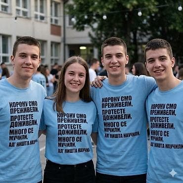 ski odelo 116: . Majice za maturante. Više od 15 boja materijala za izradu — 10