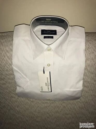 Original Lorenzo Calvino Milano kosulja L / XL NOVA 100% cotton Made