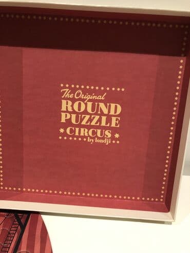 dva i po muškarca sa prevodom: Original ROUND PUZZLE Igra koja decu uci strpljenju, edukativna — 8
