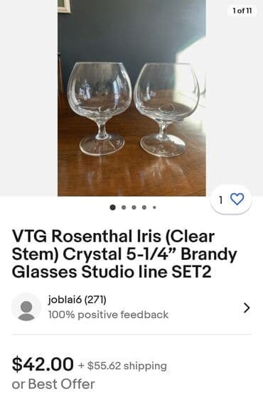 case za zestoko pice: Case Rosenthal Studio Line,kristal za zestoko pice 70,80te. Case — 3