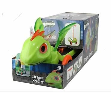 deciji zmaj: Dečiji trotinet Dragon Scooter – trotočkaš sa svetlima i zvukovima - — 2