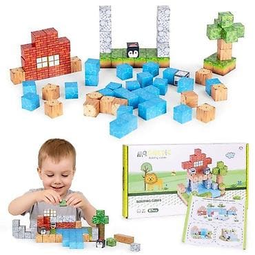 Building Blocks: Set magnetnih kocki za decu – 87 delova Šifra proizvoda: HC71 Brend — 1