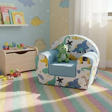 ccc decije papuce: Dečija fotelja na rasklapanje. Meki naslonjač za mališane sa motivima — 7