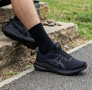 ASICS muške patike za trčanje – crne - Lagani mrežasti gornjište za