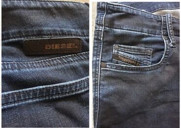 push up pantalone: DIESEL original farmerke uske stretch, teget boje, izgledaju kao da su — 9