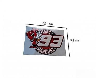 casio oceanus cena: MARQUEZ 93 - nalepnica - 817 📌 Opis: Samolepljiva nalepnica izrađena — 1