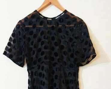haljine secene ispod grudi: Zara S (EU 36), color - Black, Evening, Short sleeves — 1