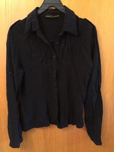 Shirts, blouses and tunics: Color - Black — 1
