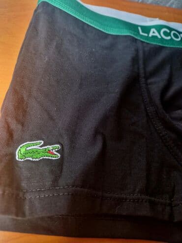 sweatshirt h m: Underwear, XL (EU 54), Lacoste, color - Black, Cotton — 2