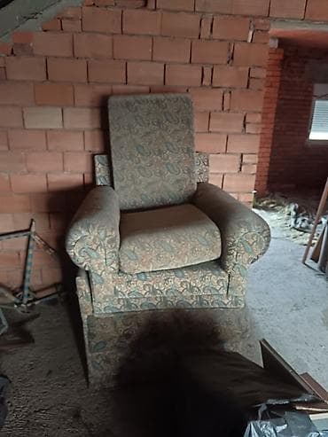 Ostali stilski nameštaj: 4 foteljna naslona za sedenje – klasični modeli potrebno kompletno — 1