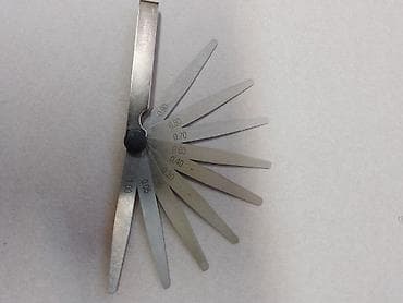 Set listića mernih listića (feeler gauge) – meri zazore i razmake -