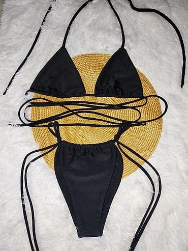 lek za sinuse: Ženski bikini set – crveni, model sa vezivanjem - Dvodelni kupaći — 6