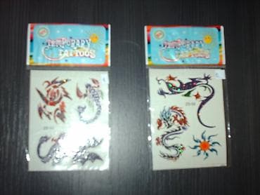 Lepe privremene tetovaze. Cena je za jedno pakovanje od 4 tetovaze