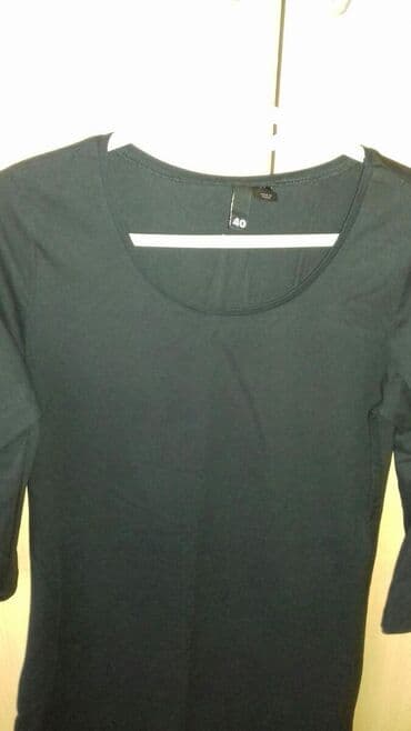 kaftan haljine za plazu new yorker: H&M M (EU 38), color - Black, Short sleeves — 5