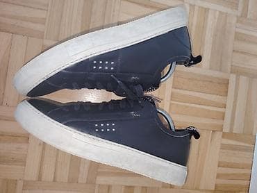 air max crne: Hugo kožne patike – crne UG 27cm - Brend/model: Hugo - Materijal — 2