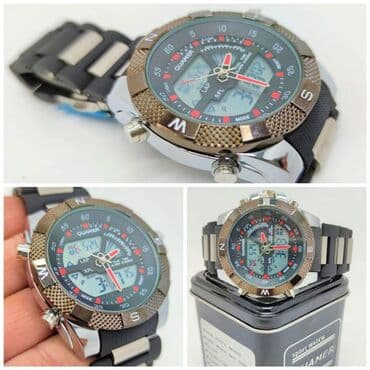 set za popravku satova: 2800din QUAMER Muški masivan vodootporni ručni sat Prečnik kućišta — 1