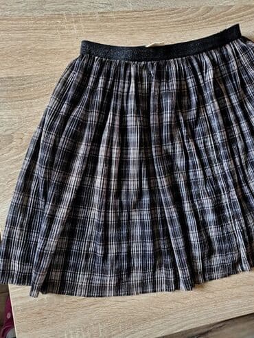 karirane sive pantalone: Zara, Mini, 164-170, bоја - Šareno — 1