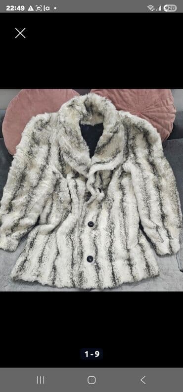 ženski kaputi h m: L, Sa postavom, Veštačko krzno, bоја - Šareno — 7