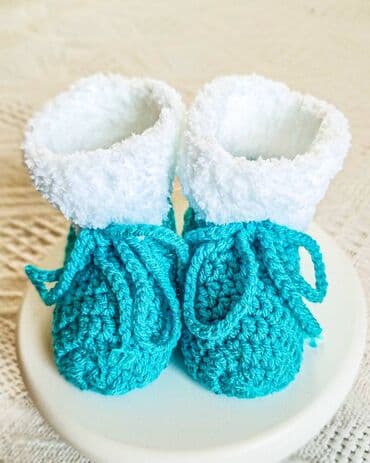 Children's Items: Slipper booties, Size - Pre-walking — 1