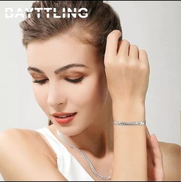 Bracelets: Sterling srebro 925 komplet ogrlica i narukvica — 3