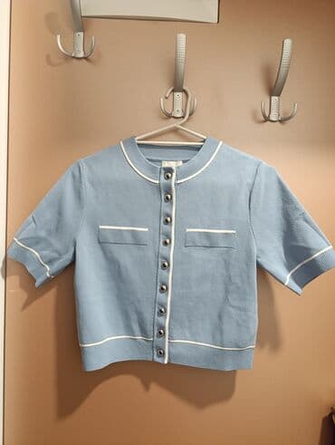 c a tunike: H&M, S (EU 36), Poliester, bоја - Svetloplava — 6