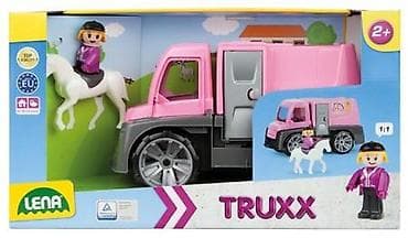 LENA Kamion 869909-60 – TRUXX Pink kamion sa figurom i konjem Opis: -