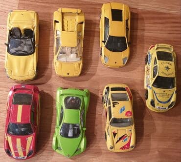 Figurice i makete: BURAGO auto CHEVROLET CORVETTE, Porsche carrera 911 LAMBORGHINI — 2