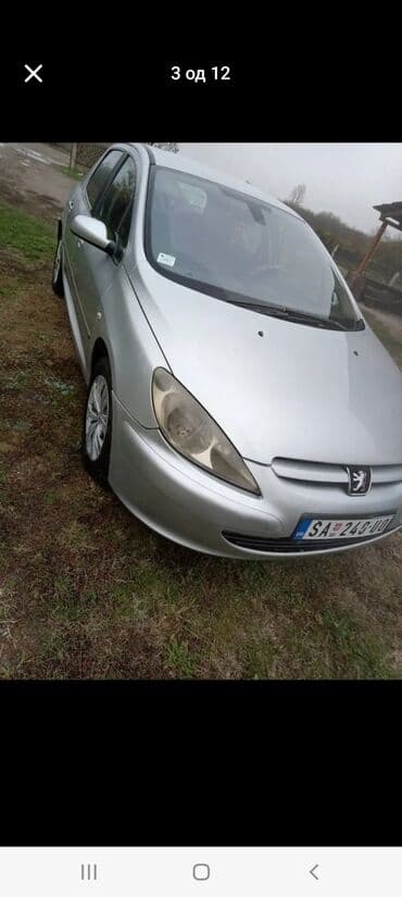 Donji delovi trenerke: Peugeot 307: 2 l | 2002 г. 8666 km Hečbek — 3