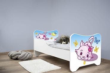 Dečiji krevet za devojčice 160x80 cm – Happy Kitty Little Kitty