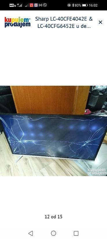 price sa zvucnikom: Sharp LCD televizor, modeli LC-40CFE4042E i LC-40CFG6452E - Ekran: 40 — 5