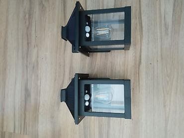 stolovi i stolice za terase: Solarne zidne lampe sa senzorom pokreta – set od 2 komada - Napajanje — 2