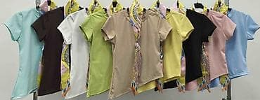 stanlio i onlio: ✅Ženske kratke majice sa maramom– elegantan basic sa modnim detaljem — 4