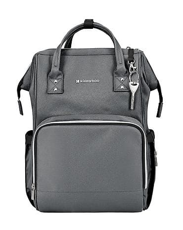 deciji satovi igracke: KikkaBoo Torba za mame Siena premium – dark grey (Šifra: KKB2) — 6