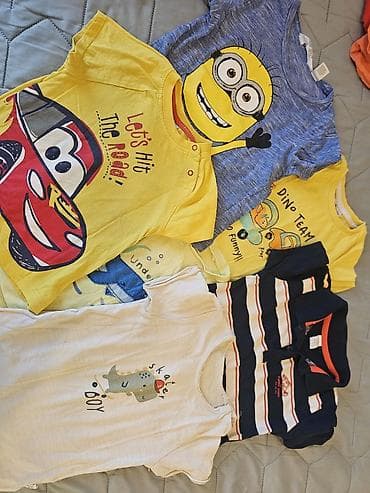 zvonaste helanke za devojcice: Dečija majica kratkih rukava sa letnjim printom 100 din komad, beba — 3