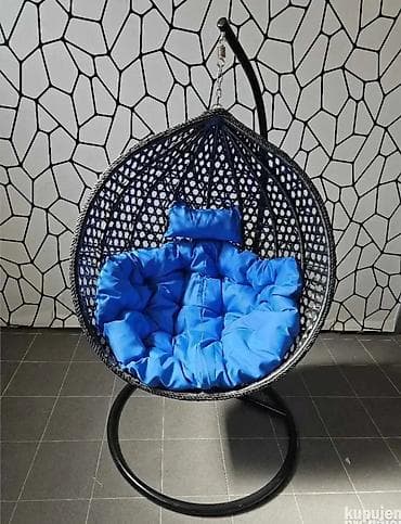 Tanks: Viseća “egg” fotelja sa stalkom - Konstrukcija: čvrst metalni okvir — 8