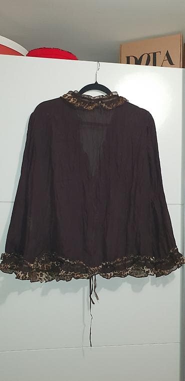 muske kosulje springfield: Ženska lagana kimono/bolero bluza sa animal print detaljima. Boja — 4