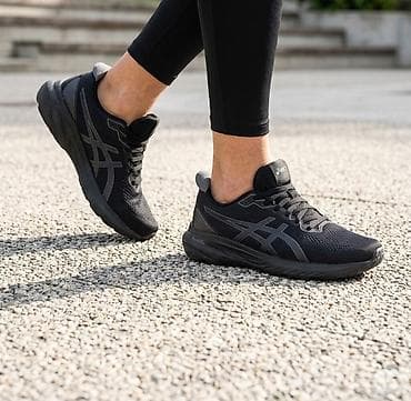 ASICS muške patike za trčanje – crne - Lagani mrežasti gornjište