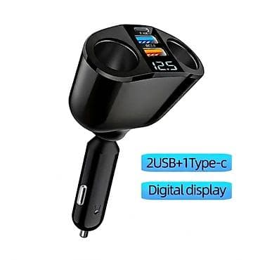 Auto oprema: Razdelnik za upaljač u automobilu Ukupna snaga dvostrukog upaljača za — 4