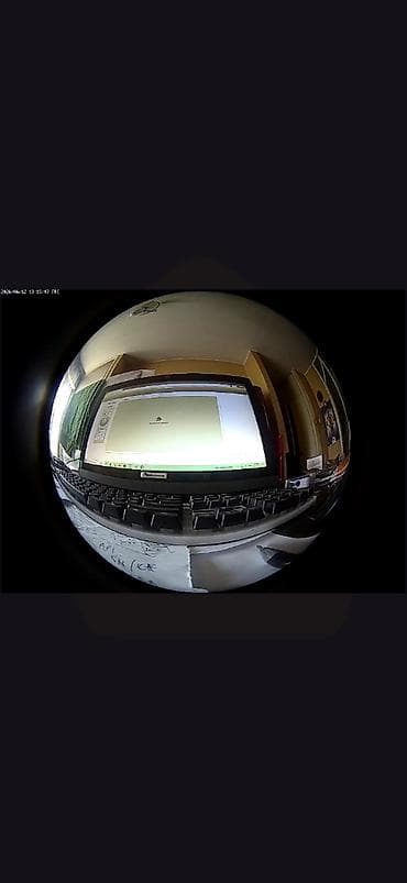 video nadzor kompleti: Sigurnosna IP kamera „Riblje oko“, optika 2,8 mm - Panoramski — 1
