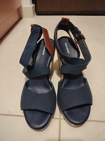 Ženske sandale na punu petu – Graceland - Model: espadrile na