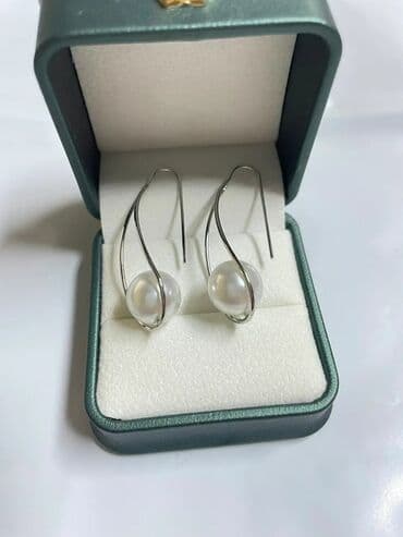 torba za plazu: Set: Minđuše, Materijal: Biser — 1