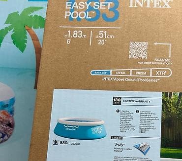 Fa, Intex Easy Set™ nadzemni bazen - Prečnik: oko 1,83 m (6’) - at lalafo.rs Fa, Intex Easy Set™ nadzemni bazen - Prečnik: oko 1,83 m (6’) -