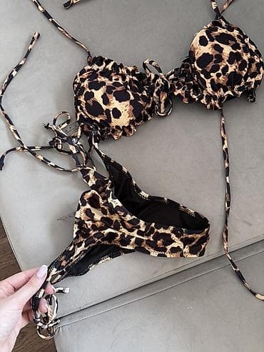 tankini kupaci kostim prodaja: Dvodelni kupaći kostim – leopard print
M velicina 
Potpuno novo — 2