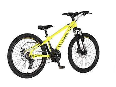 zagor i ciko: Visitor Cascade 24" – junior MTB bicikl, neon žuti Opis: Dečiji — 3
