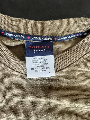 majce ili majice: Men's T-shirt Tommy Hilfiger, bоја - Maslinasto zelena — 5