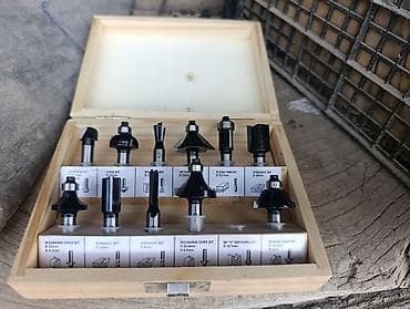 alpha tools ste 850: Villager VLN1205 glodalica za drvo sa kompletom glodala - Električna — 1